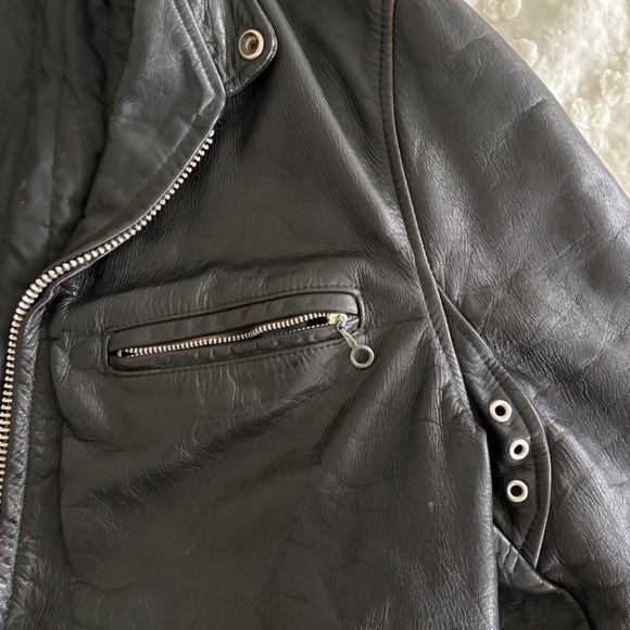 Vintage Genuine Leather Jacket - Picture 7 of 8